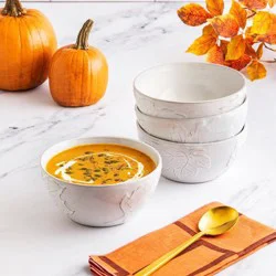 Hy-Vee Seasons Harvest Leaves Bowls, Set Of 4
