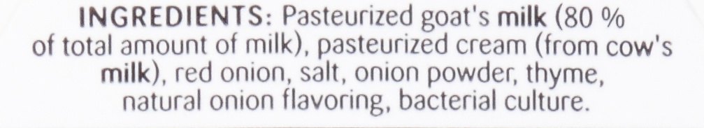 slide 8 of 8, Snøfrisk Snofrisk Red Onion and Thyme Fresh Spreadable Cheese, 4.4 oz