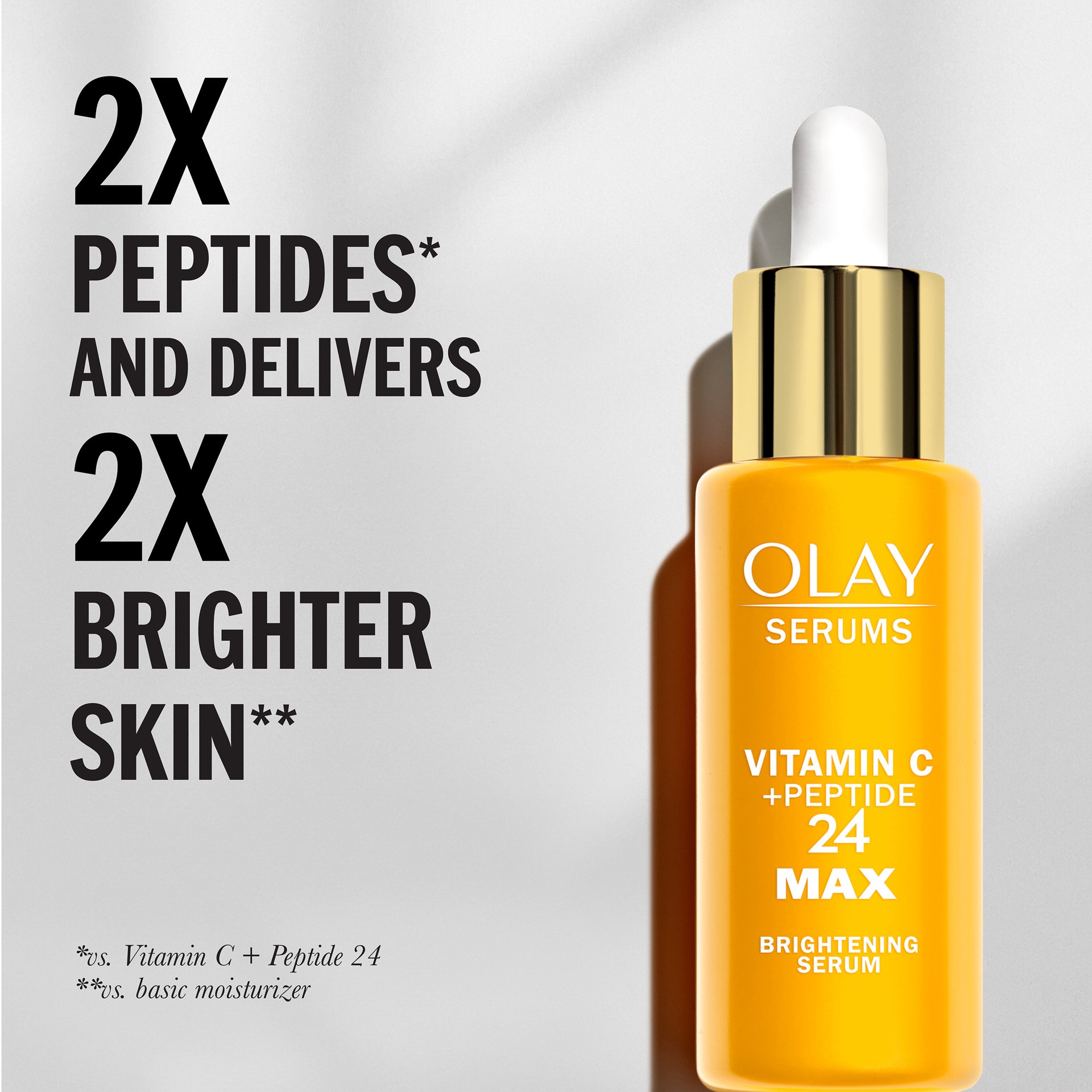 slide 2 of 2, Olay Vitamin C + Peptide 24 Max Serum - 1.3oz, 1.3 oz