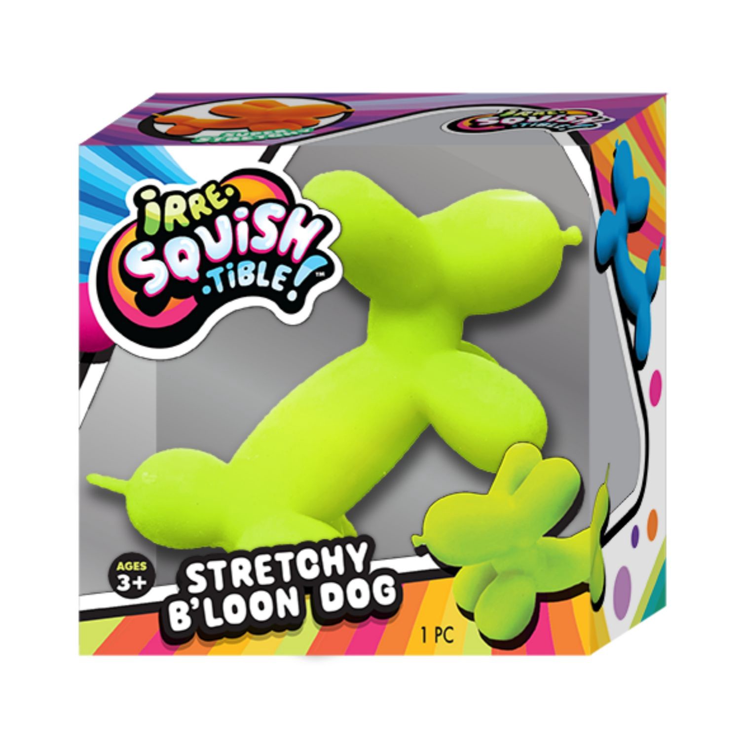 slide 2 of 4, Ja-Ru Toy Squish Bloon Dog Pdq Astmt, 1 ct