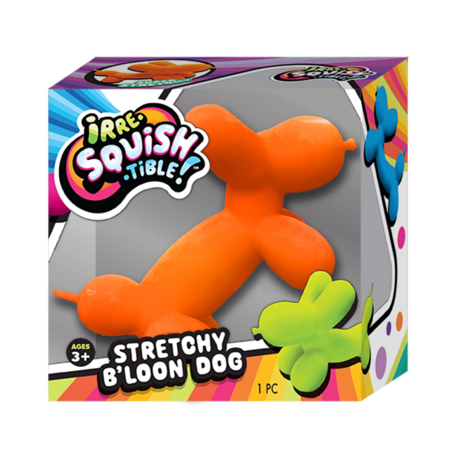 slide 4 of 4, Ja-Ru Toy Squish Bloon Dog Pdq Astmt, 1 ct