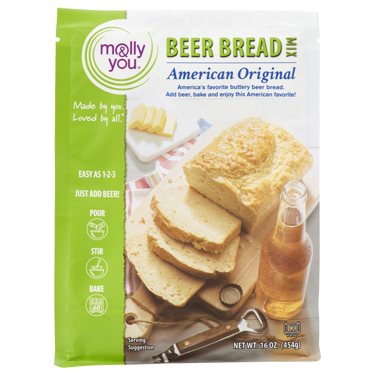 slide 1 of 1, Molly & You American Original Beer Bread Mix, 16 oz