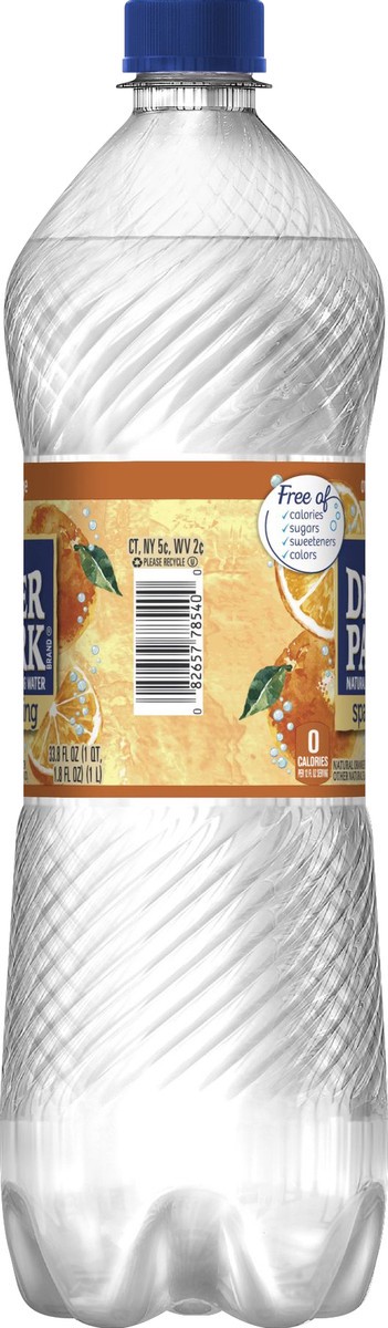 slide 4 of 6, Deer Park Sparkling Water, Orange, 33.8 oz. Bottle, 33.8 oz