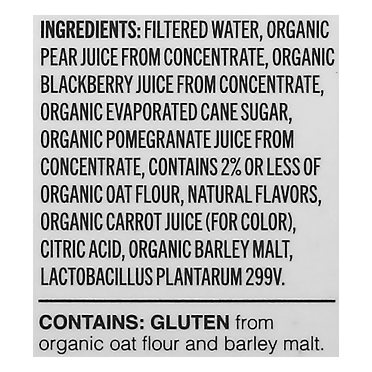 Good Belly Probiotics Pomegranate Blackberry Flavor Juice Drink 1 Qt Carton