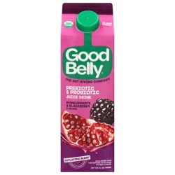 GoodBelly Probiotics Pomegranate Blackberry Flavor Juice Drink 1 qt Carton