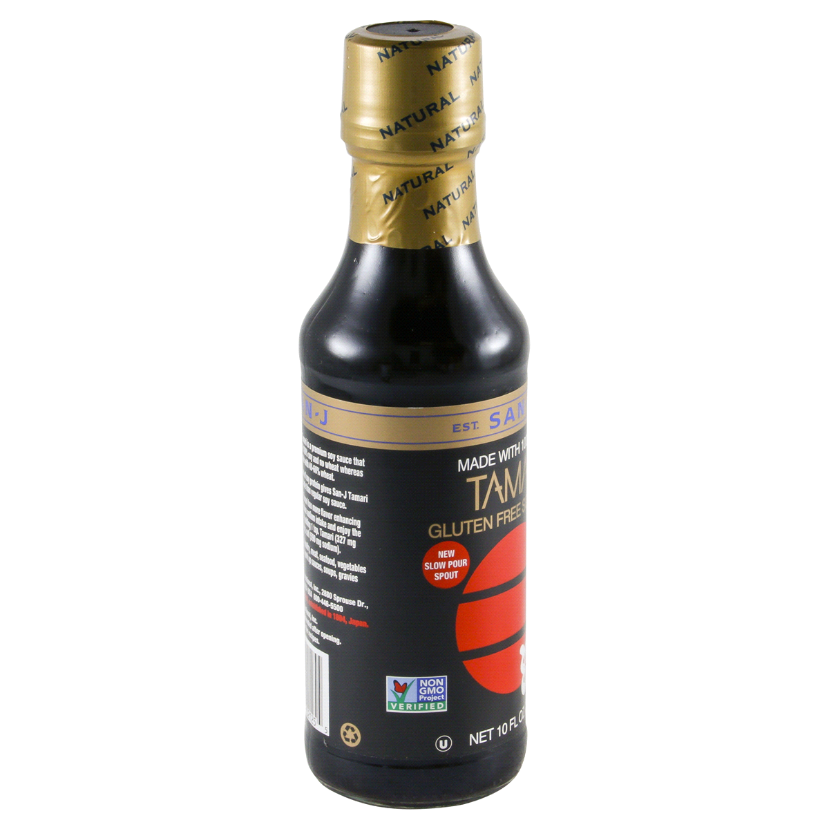 slide 2 of 4, San-J Low Sodium Gluten Free Platinum Tamari Soy Sauce, 20 oz