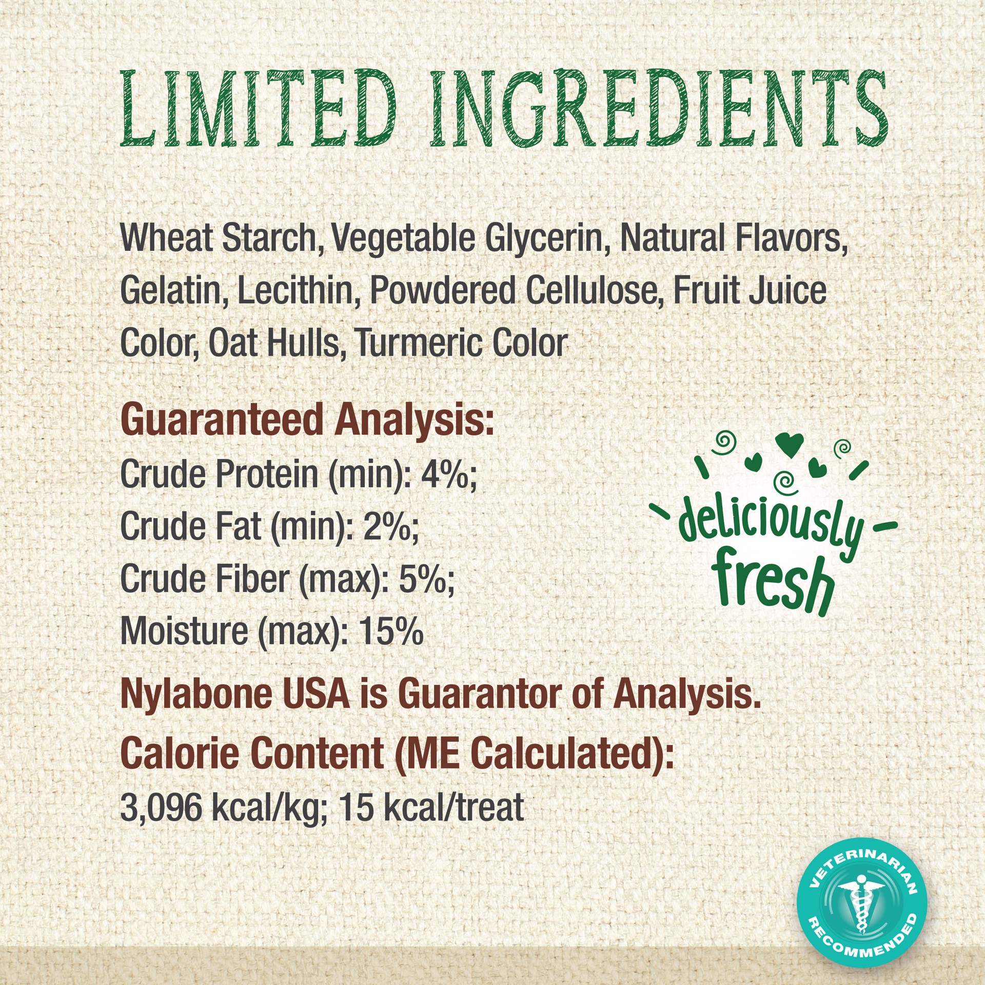 slide 10 of 10, Nylabone Nutri Dent Fresh Breath Flavored Dental Chews Mini - 5 lbs. to 10 lbs.(32 Count), 5.6 oz