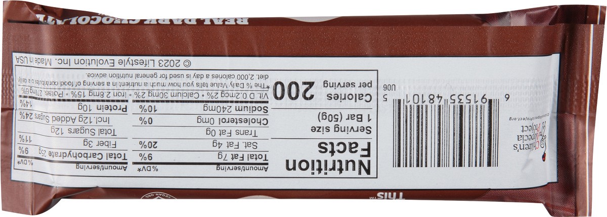 slide 5 of 9, Nugo Nutrition Bar Bar Double Dark Chocolate Org, 1.76 oz