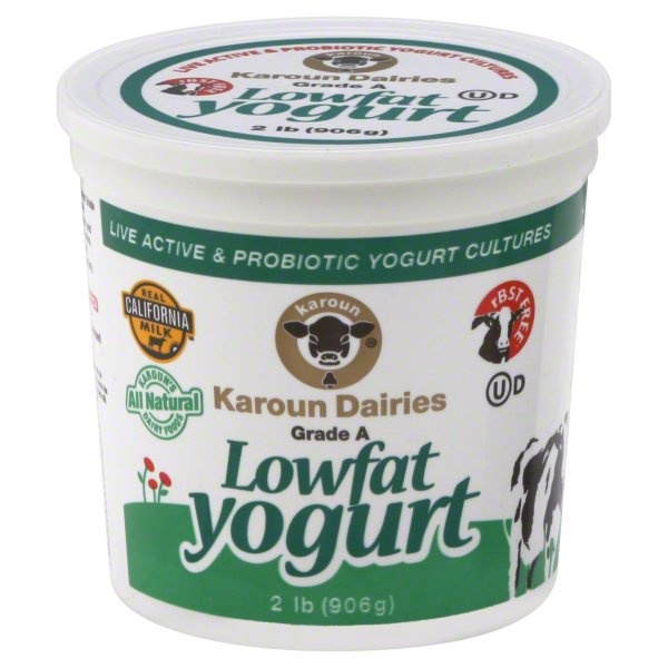 slide 1 of 1, Karoun Dairies Lowfat Yogurt All Natural Dairy Foods, 32 oz