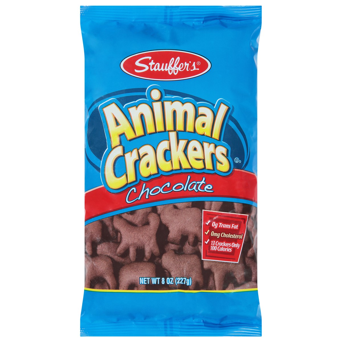 slide 1 of 9, Stauffer's Animal Crackers, Chocolate, 8 oz