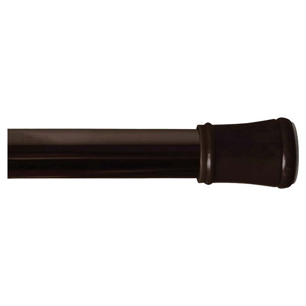 slide 1 of 1, ZENNA HOME EZ UP Shower Tension Rod, Oil Rubbed Bronze, 1 ct