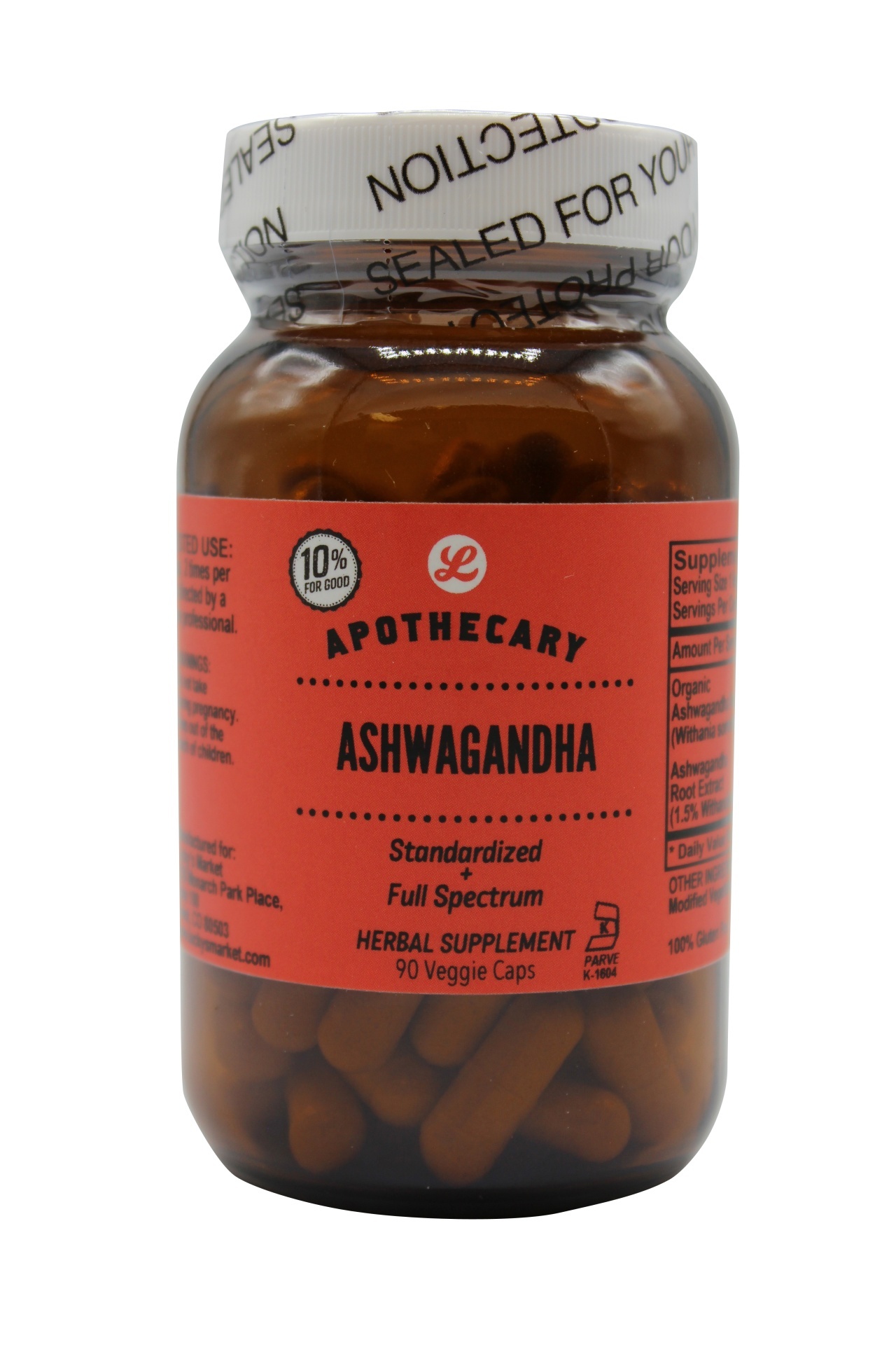 slide 1 of 1, Wisteria Naturals Ashwagandha, 90 ct