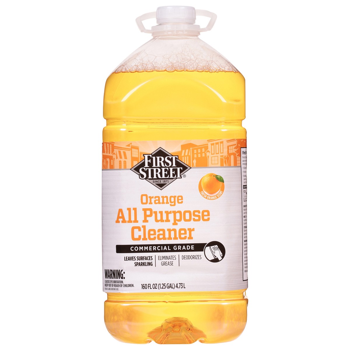 slide 12 of 12, First Street All Purpose Cleaner Orange, 160 oz