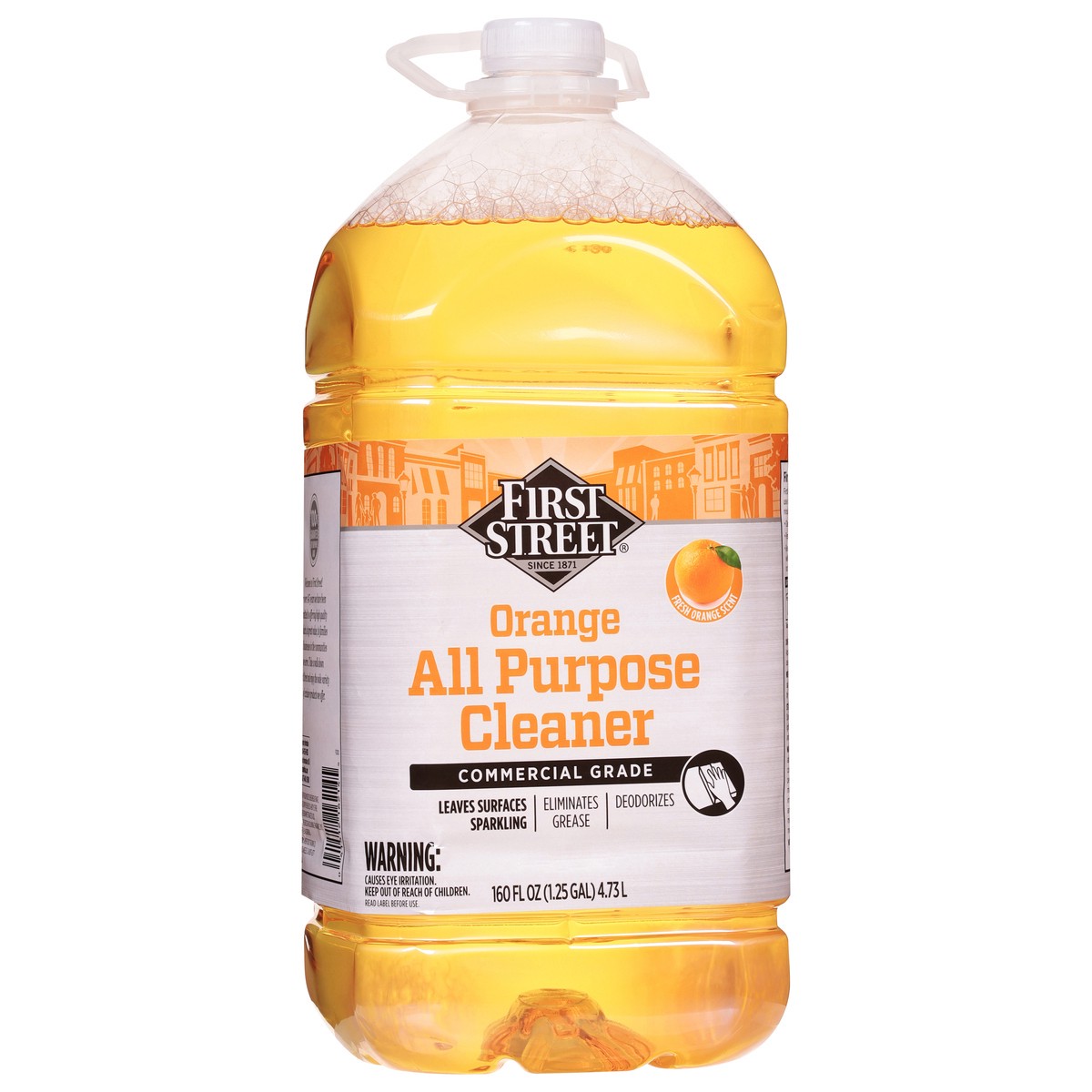 slide 8 of 12, First Street All Purpose Cleaner Orange, 160 oz