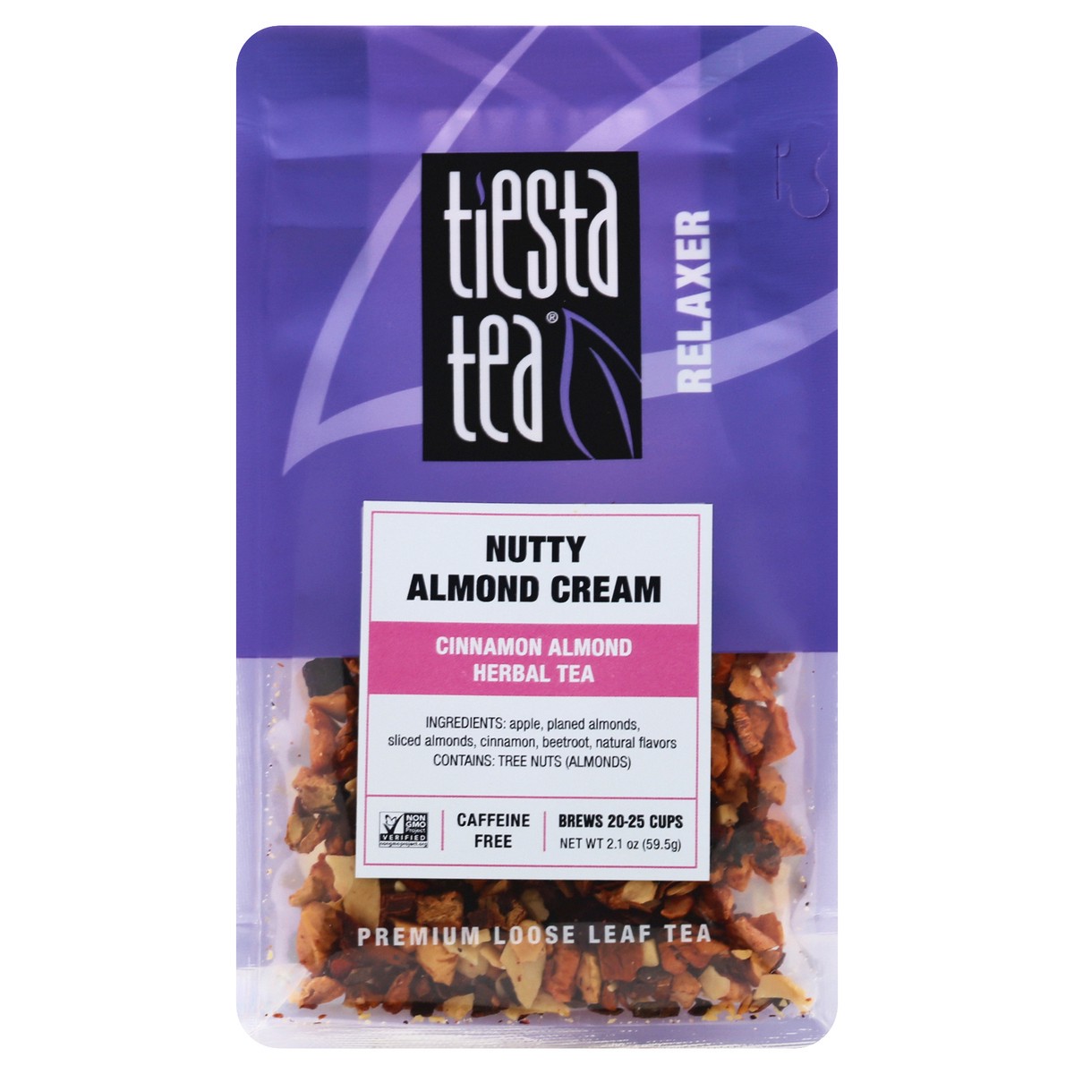 slide 5 of 12, Tiesta Tea Relaxer Nutty Almond Cream Herbal Tea - 2.1 oz, 2.1 oz