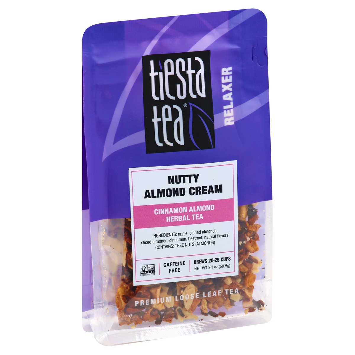 slide 10 of 12, Tiesta Tea Relaxer Nutty Almond Cream Herbal Tea - 2.1 oz, 2.1 oz