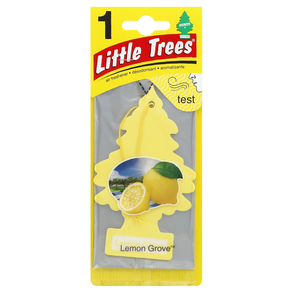 CarFreshner Corp Little Trees Air Freshener, Lemon Grove 1 ct Shipt