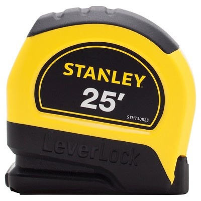 slide 1 of 4, Stanley 25' Leverlock Tape Measure - STHT30825, 1 ct