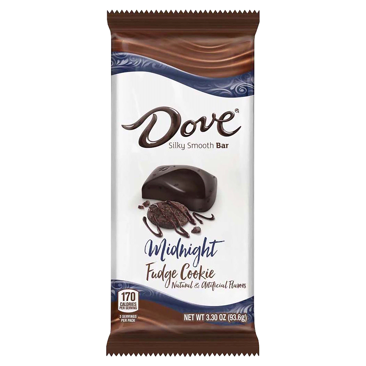 slide 1 of 1, Dove Midnight Fudge Cookie Bar, 3 oz