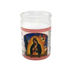 Iberia Prayer To Virgin Guadalupe Candle
