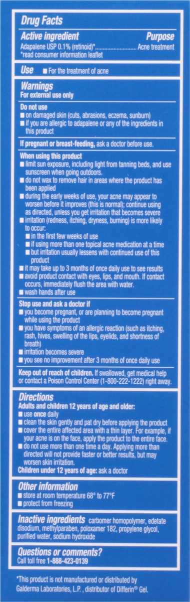 slide 2 of 9, TopCare Top Care Topcare Beauty Adapalene Gel Acne Treatment, 0.5 oz