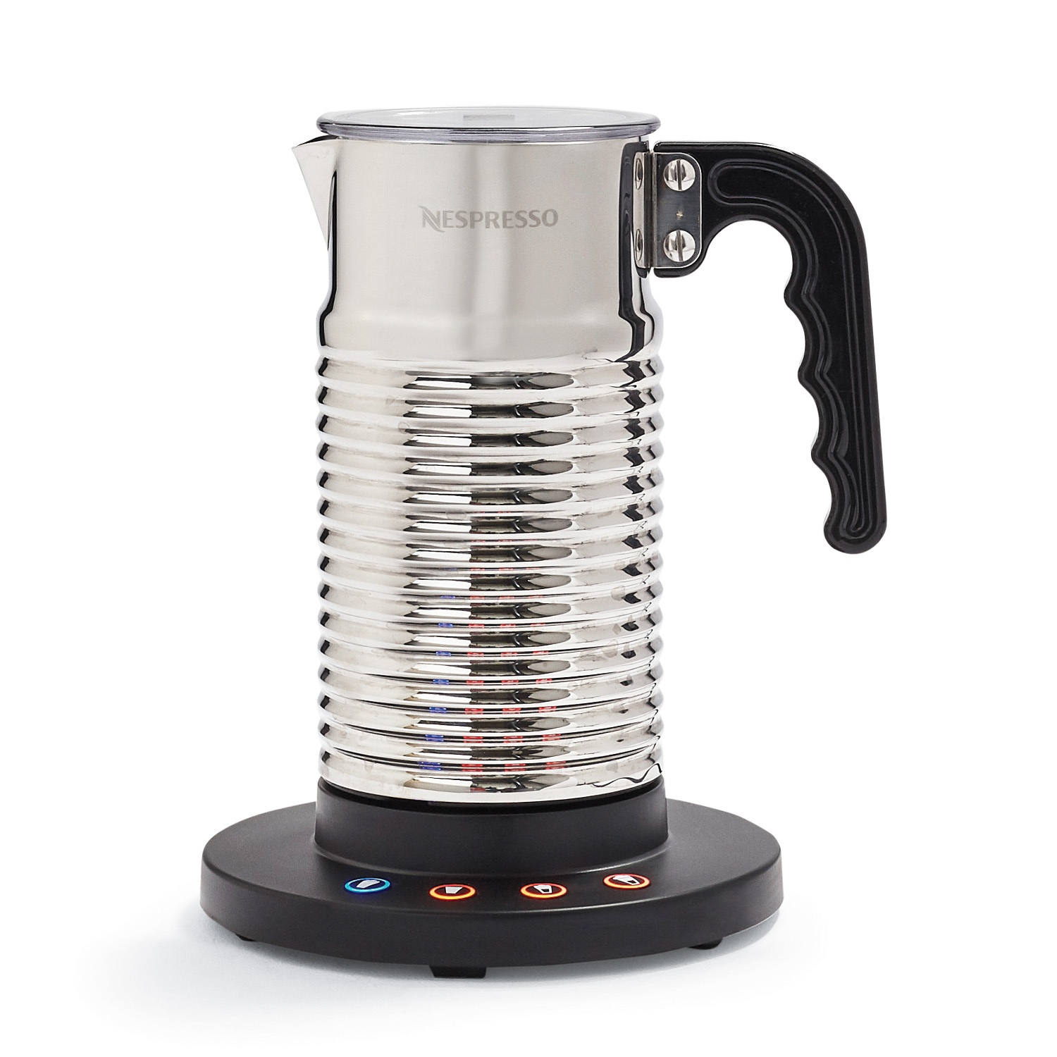 slide 1 of 1, Nespresso Aeroccino 4 Milk Frother, Chrome, 4 ss