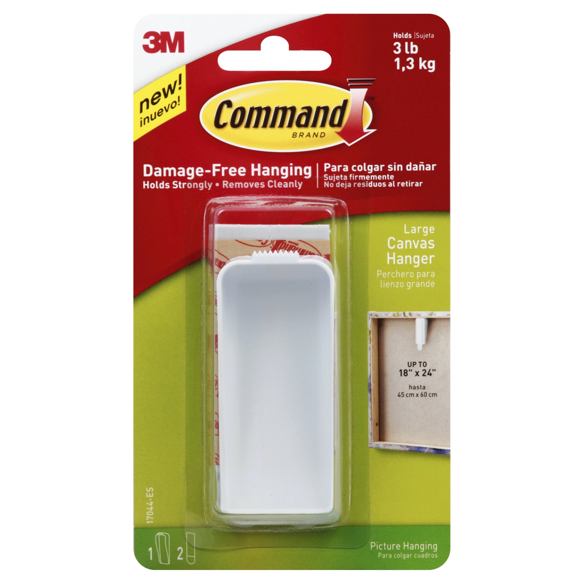 slide 1 of 4, Command Large Canvas HanGer, 1 ct