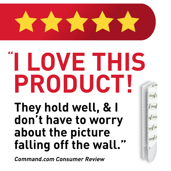 slide 4 of 10, Command Medium And Large Picture Hanging Strips, 28 ct