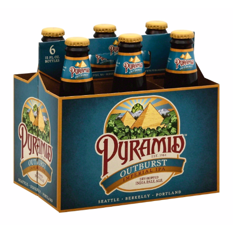 slide 1 of 1, Pyramid Outburst Imperial Ipa Bottle, 12 oz