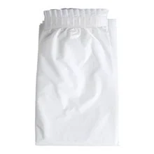 Hoffmaster White Plastic Table Skirt