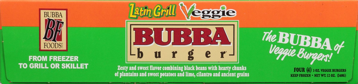 slide 4 of 9, Bubba Burger Latin Grill Veggie - 12 OZ, 12 oz