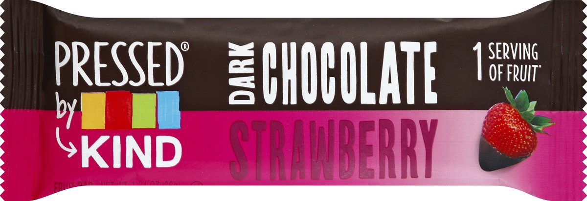 slide 5 of 7, Kind Bars Strawberry Press Dark Chocolate, 1.34 oz