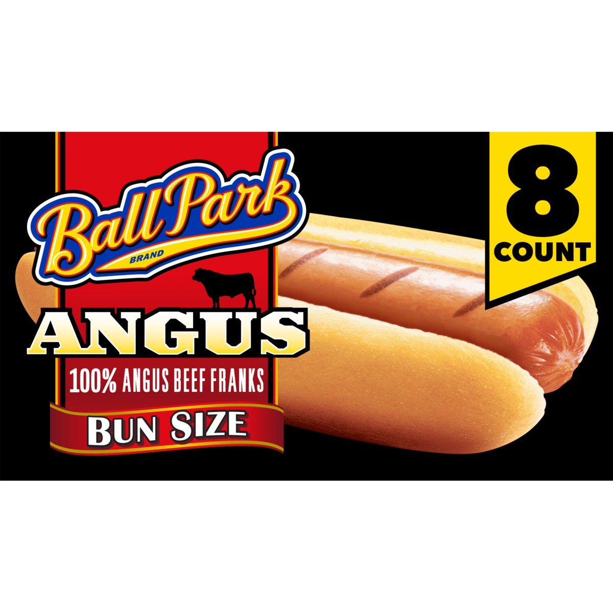 slide 1 of 4, Ball Park Bun Size Angus Beef Franks - 14oz/8ct, 8 ct; 14 oz