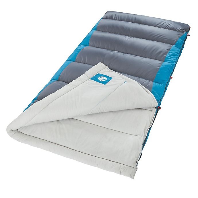 slide 2 of 5, Coleman Autumn Glen Big & Tall Sleeping Bag - Blue/Grey, 1 ct