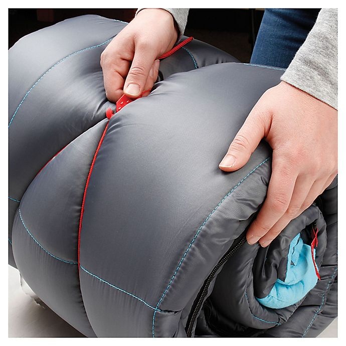 slide 5 of 5, Coleman Autumn Glen Big & Tall Sleeping Bag - Blue/Grey, 1 ct