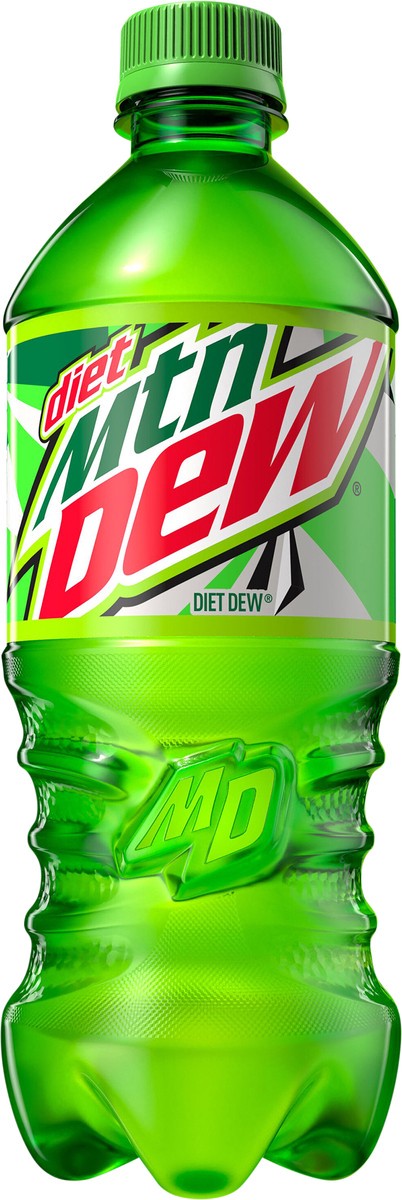 slide 6 of 10, Mountain Dew Diet Soda Citrus 20 Fl Oz, 20 fl oz