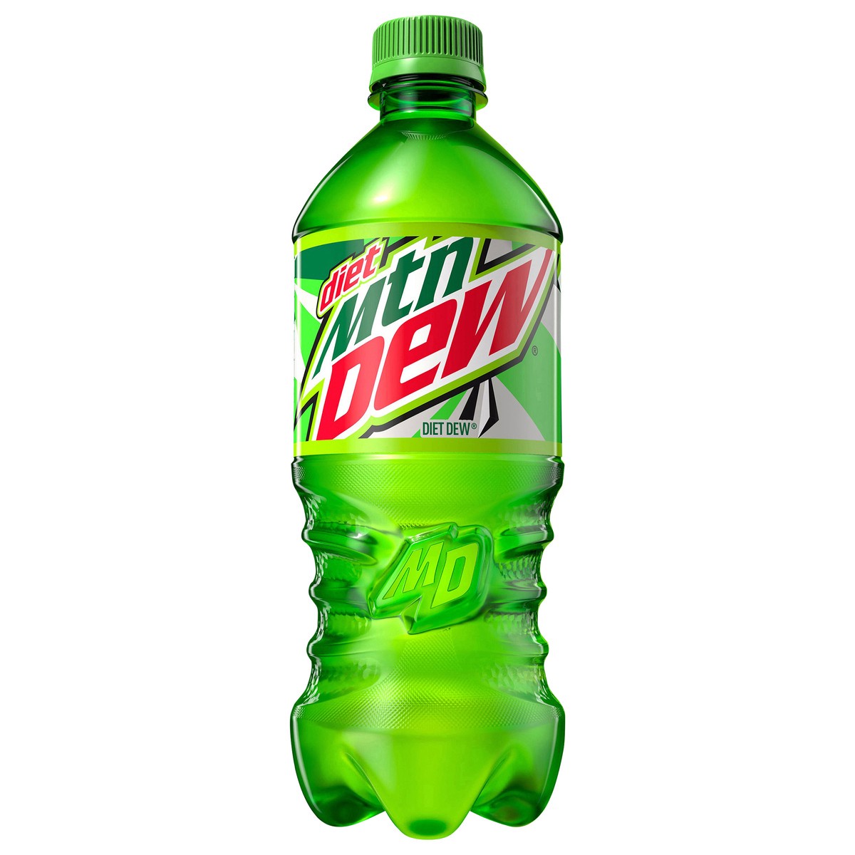 slide 1 of 10, Mountain Dew Diet Soda Citrus 20 Fl Oz, 20 fl oz