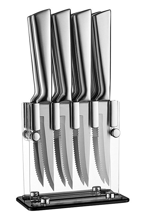 slide 1 of 1, Cook's Kitchen Steak Knife Set, 4 ct