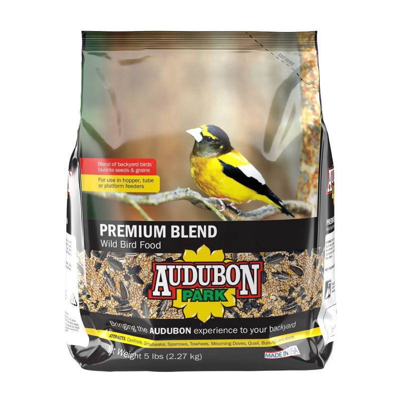 slide 1 of 9, Audubon Park Premium Blend Wild Bird Food 5 lb, 5 lb