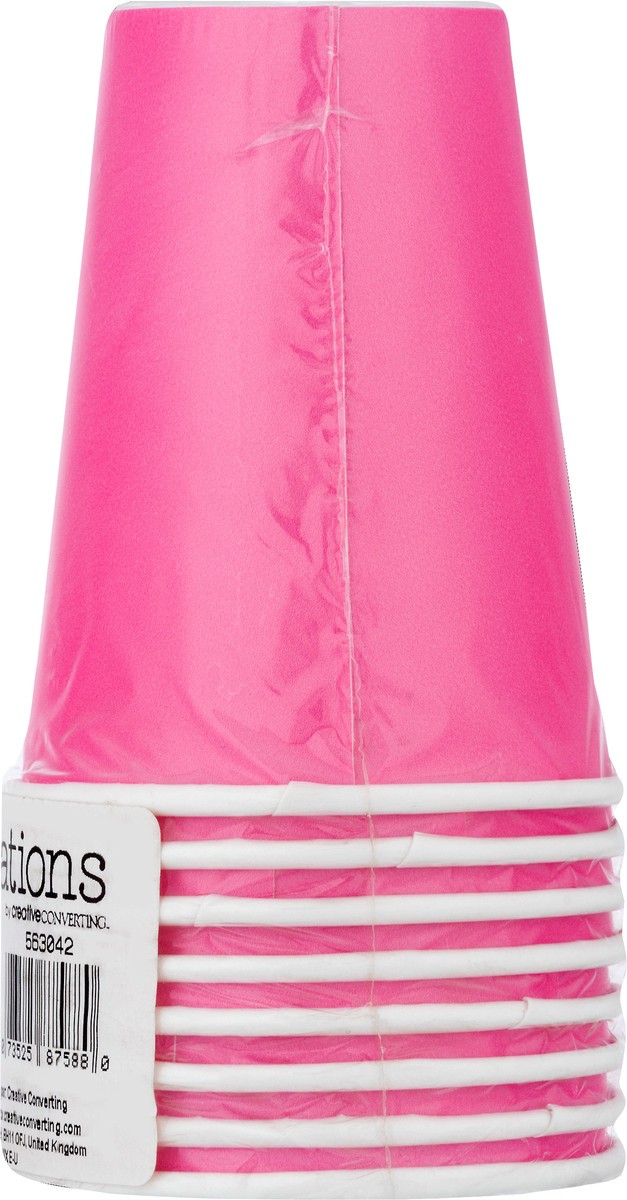 slide 9 of 9, Celebrations 9 Ounce Candy Pink Cups 8 ea, 8 ct