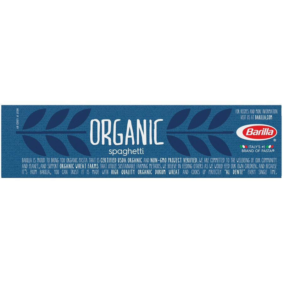 slide 6 of 8, Barilla Organic Spaghetti Pasta, 16 oz