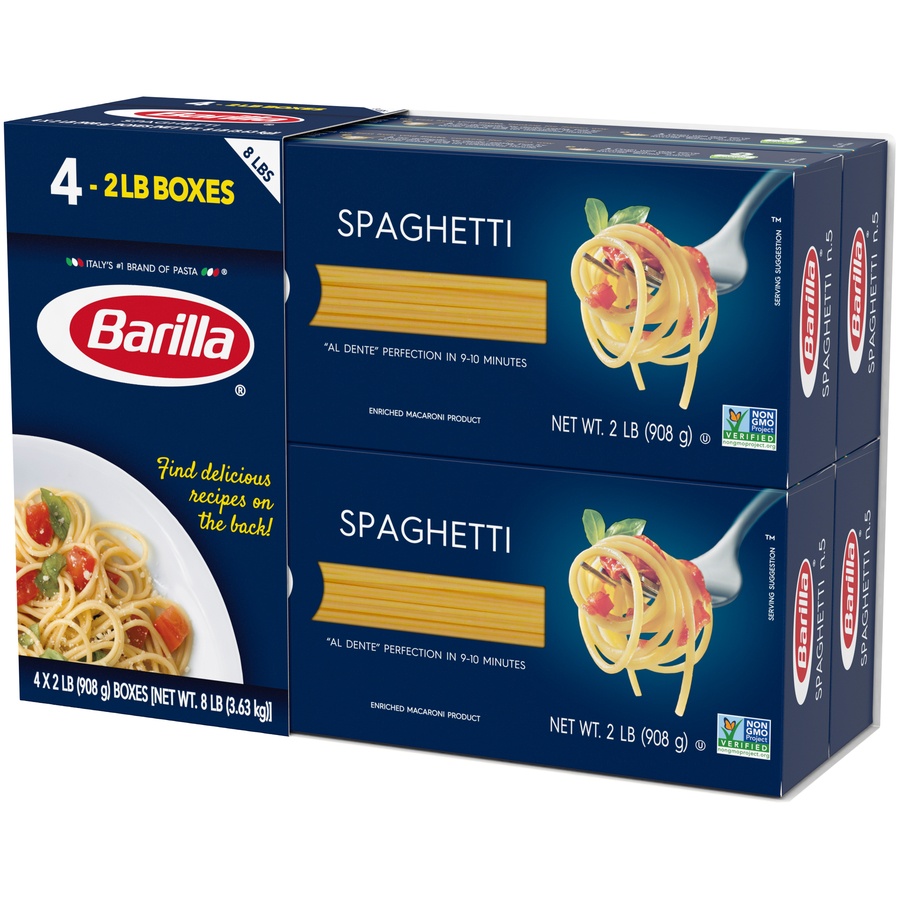 slide 4 of 4, Barilla Spaghetti Pasta, 