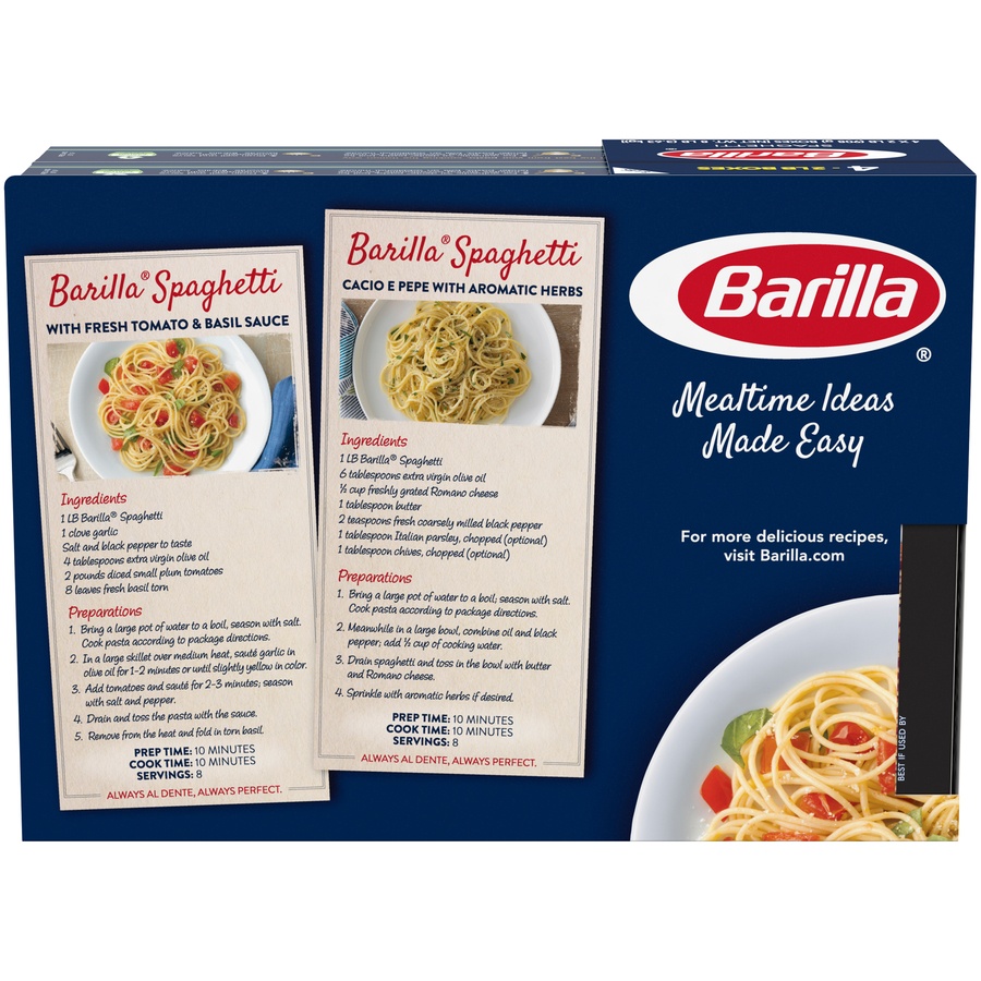 slide 2 of 4, Barilla Spaghetti Pasta, 