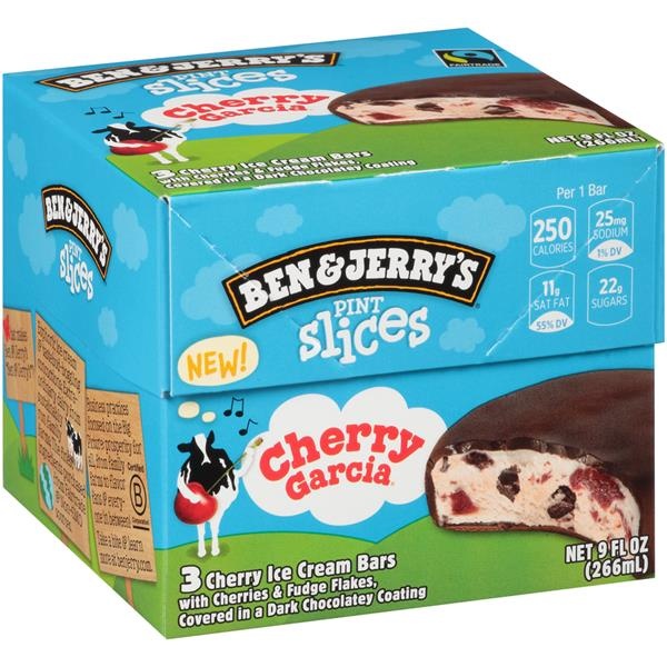 slide 1 of 6, Ben & Jerry's Pint Slices The Tonight Dough Ice Cream Bars, 3 ct, 9 oz