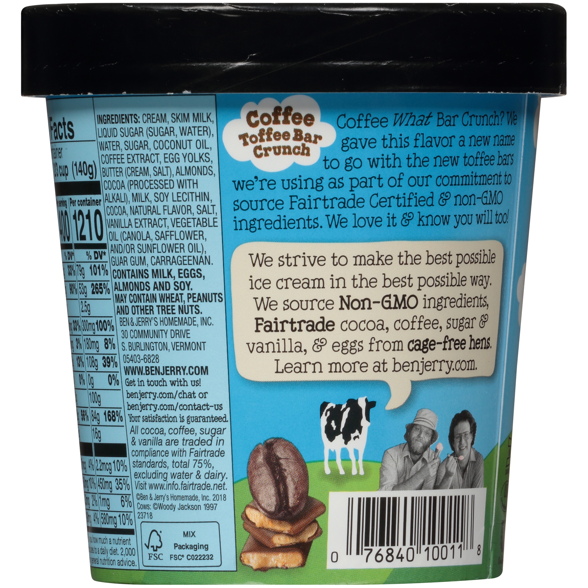 slide 11 of 11, Ben & Jerry's Ice Cream Coffee Toffee Bar Crunch, 16 oz, 16 oz