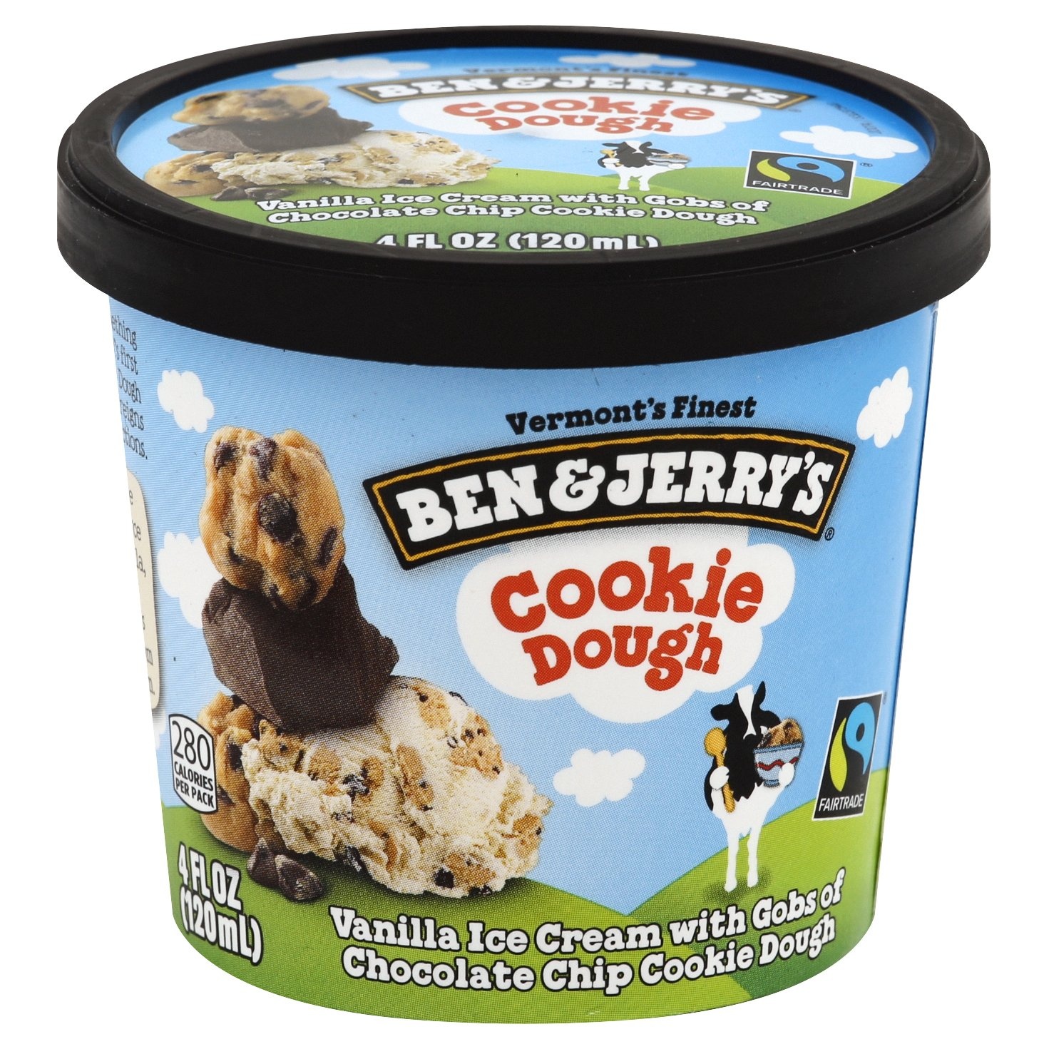 slide 1 of 7, Ben & Jerry's Chocolate Chip Cookie Dough Ice Cream, 4 oz