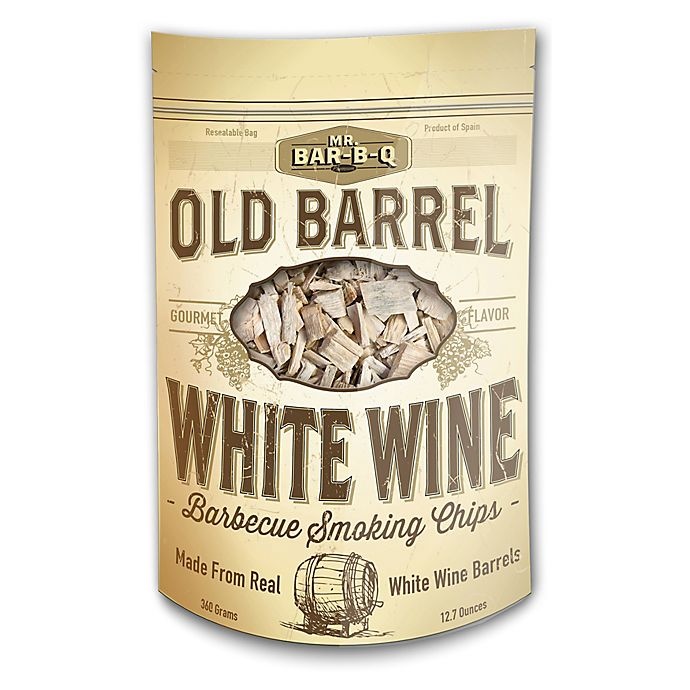 slide 1 of 1, Mr. Bar-B-Q Old Barrel White Wine Wood Smoking Chips, 1 ct