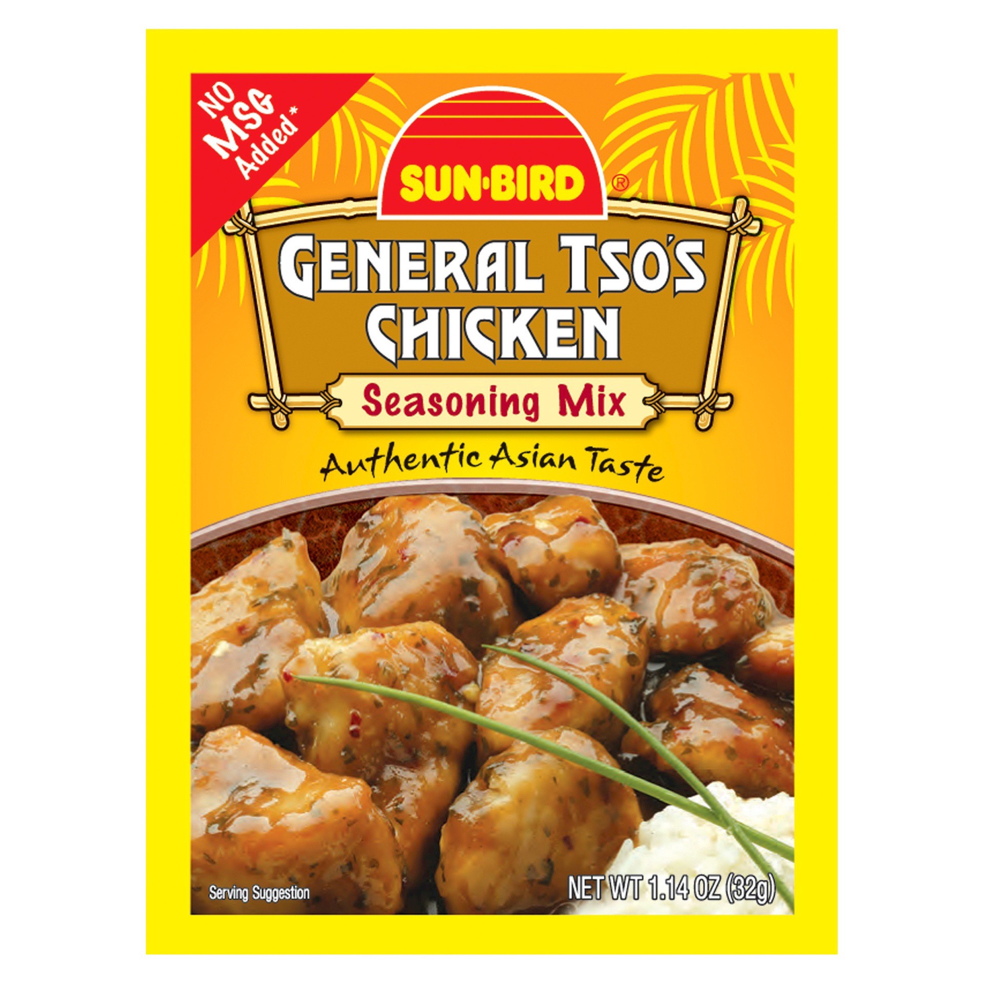 slide 1 of 12, Sun-Bird General Tso's Chicken Seasoning Mix 1.13 oz, 1.13 oz