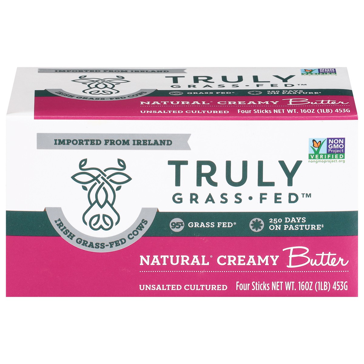 slide 6 of 14, Truly Grass Fed Natural Creamy Unsalted Butter 4 Sticks, 4 ct