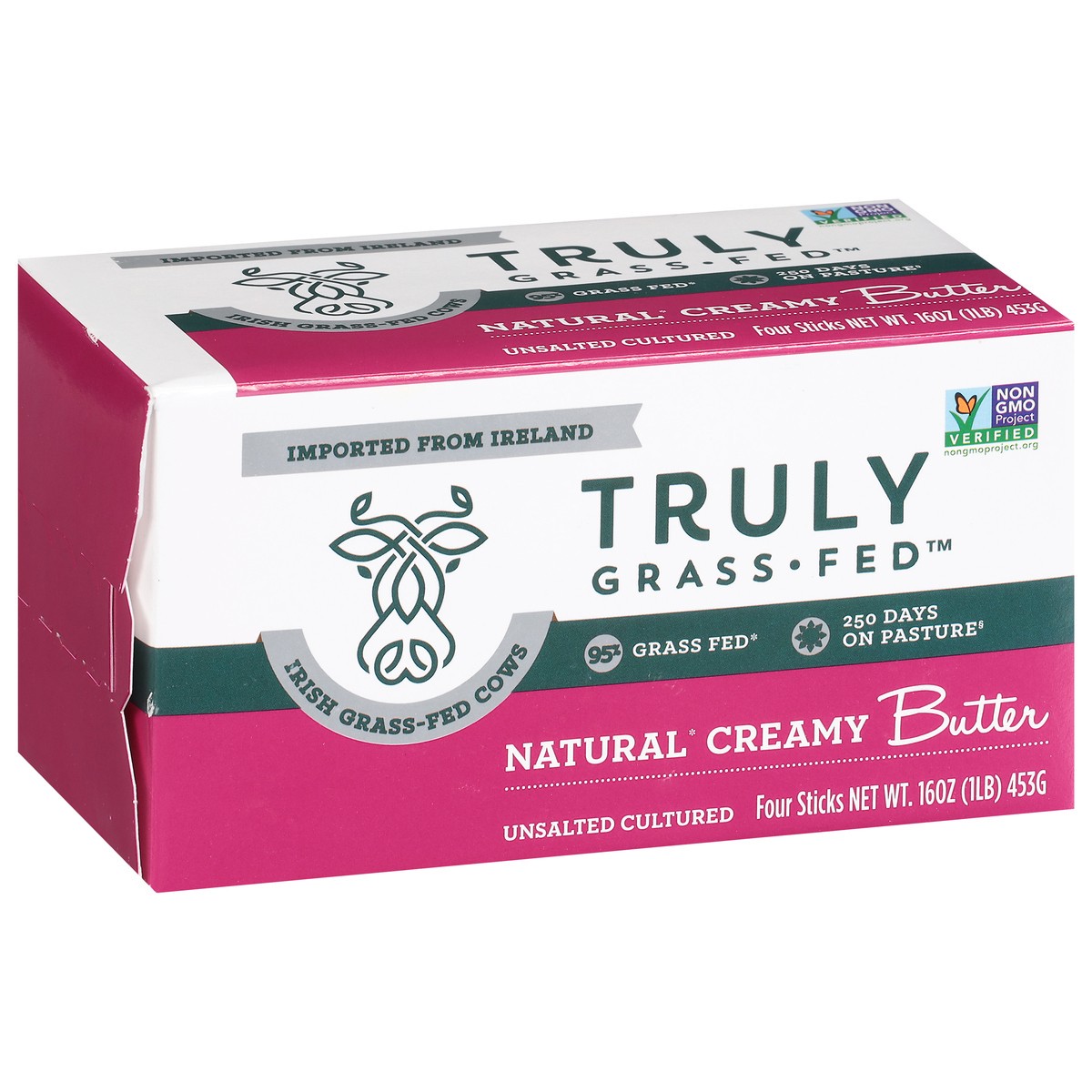 slide 12 of 14, Truly Grass Fed Natural Creamy Unsalted Butter 4 Sticks, 4 ct